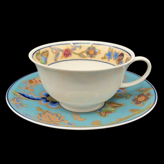 Rosenthal Classic Pearl China Kensington: Jumbotasse / Frühstückstasse / Cappuccinotasse mit Unterteller - selten