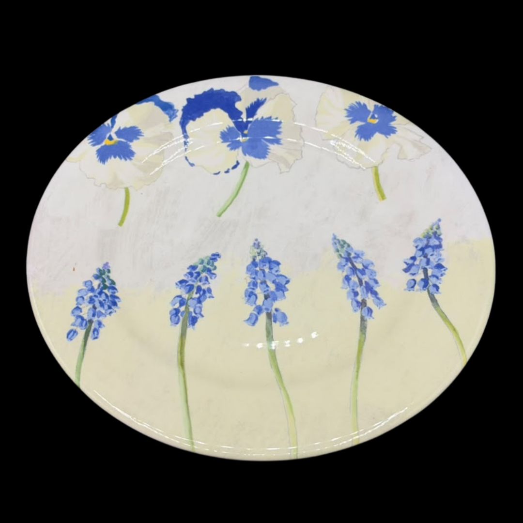 Gien France Alice: Tortenplatte / Kuchenplatte / runde Platte - ca 30,5 cm