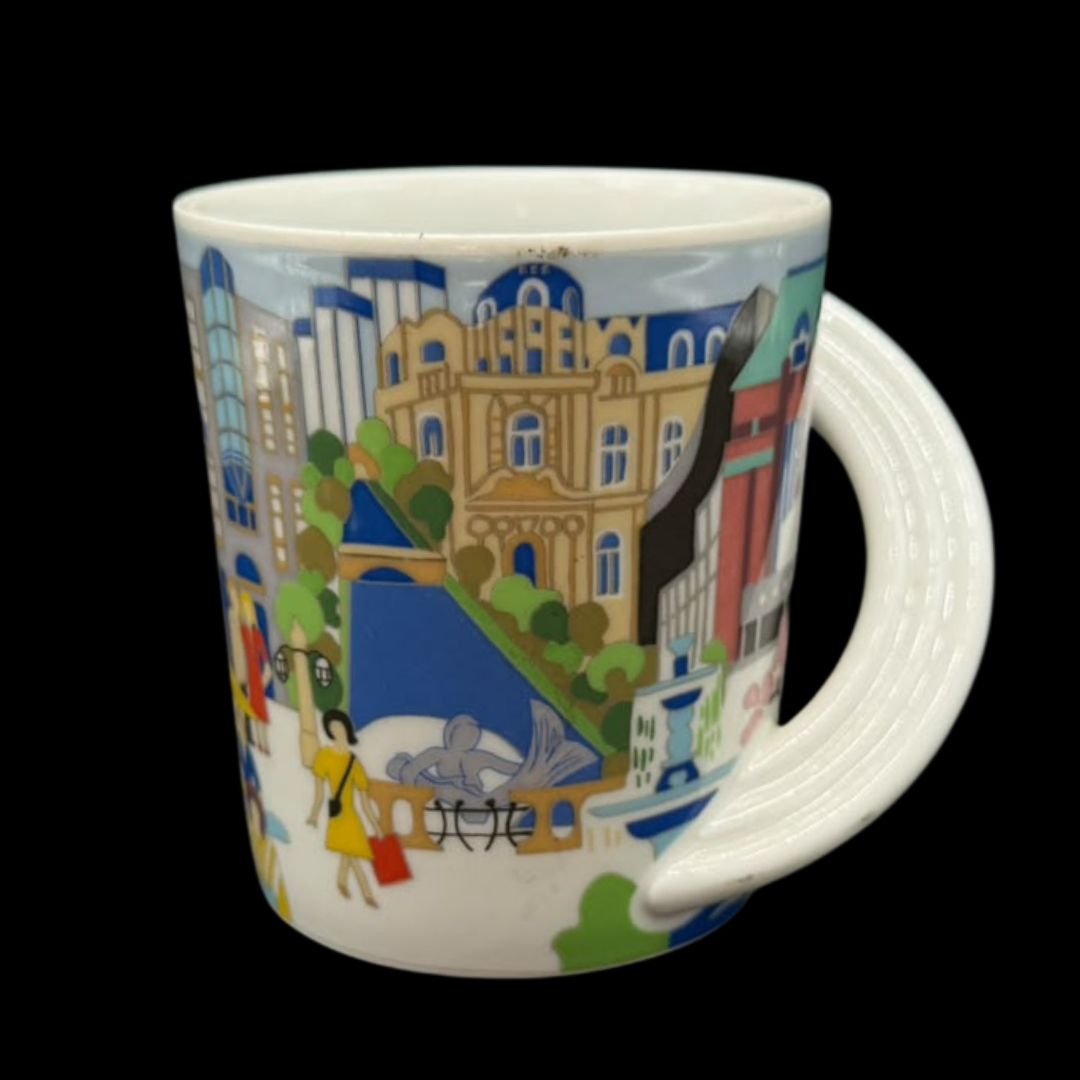 Rosenthal Studio Line City Cup Nr. 20: Kaffeebecher / Henkelbecher "Düsseldorf"