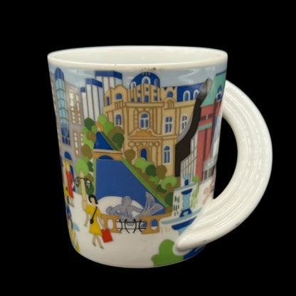 Rosenthal Studio Line City Cup Nr. 20: Kaffeebecher / Henkelbecher "Düsseldorf"