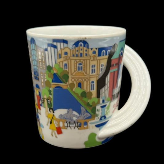 Rosenthal Studio Line City Cup Nr. 20: Kaffeebecher / Henkelbecher "Düsseldorf"
