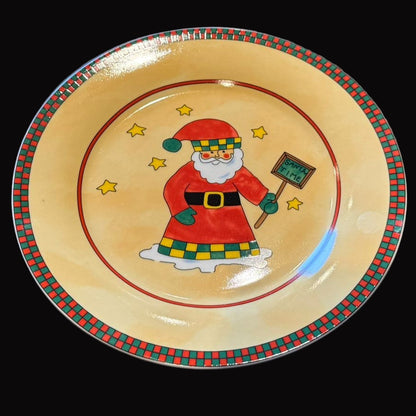 MF Design: Kuchenteller / Frühstücksteller - Weihnachtsgeschirr Weihnachtsmann