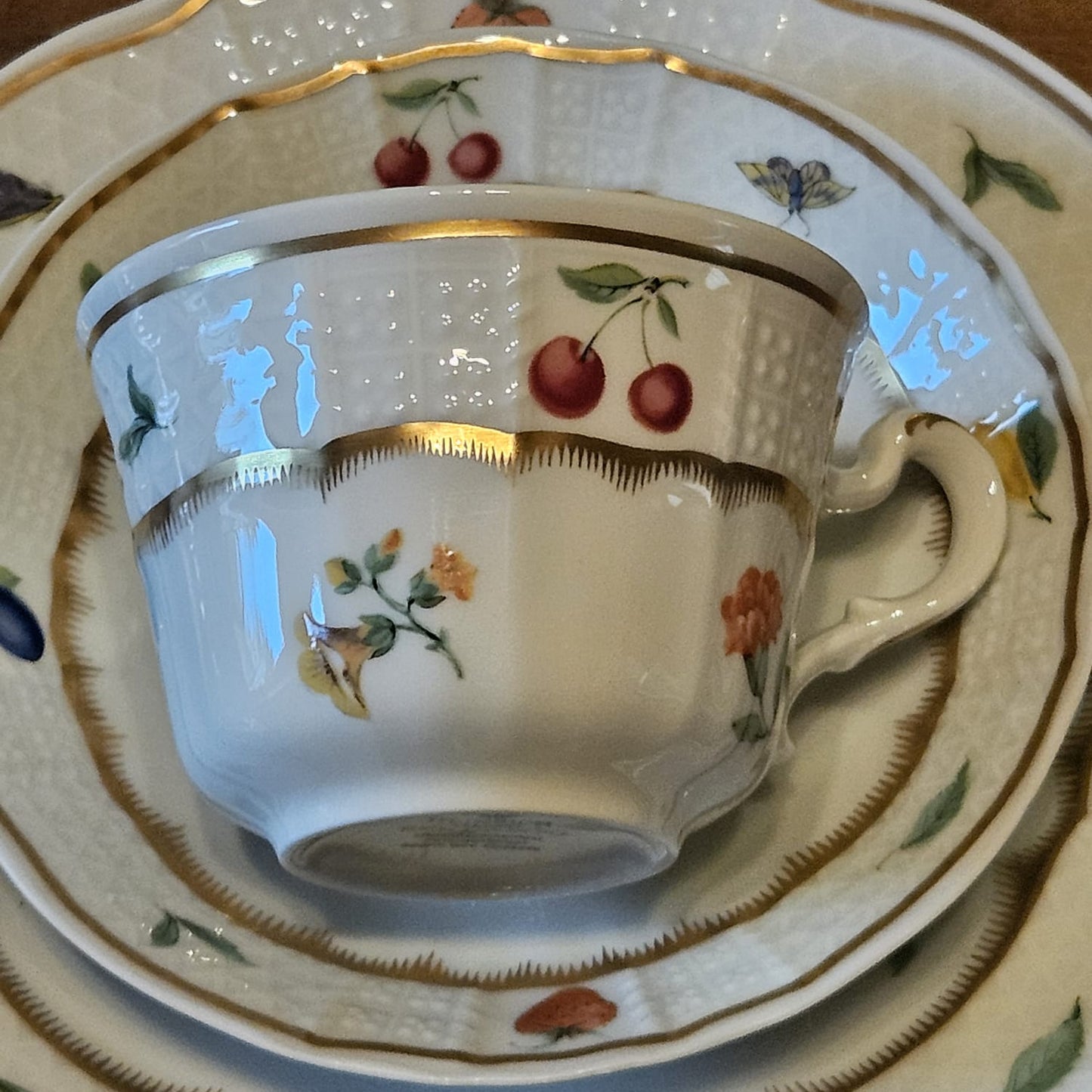 Villeroy & Boch Heinrich Bel Campo: Kaffeetasse / Tasse mit Unterteller (9123439837508)