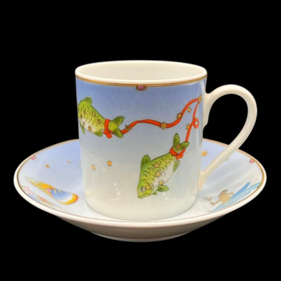 Hutschenreuther Ole Winter: Mokkatasse / Espressotasse "Fische"