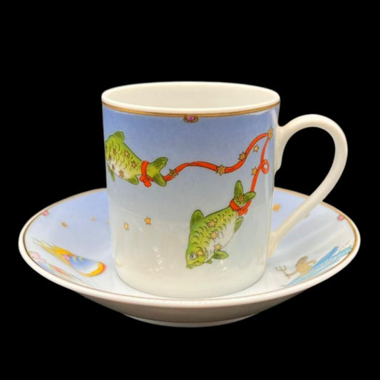 Hutschenreuther Ole Winter: Mokkatasse / Espressotasse "Fische"