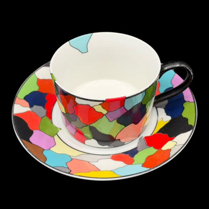 Taitu Dieci: Kaffeetasse / Teetasse / Tasse mit Unterteller