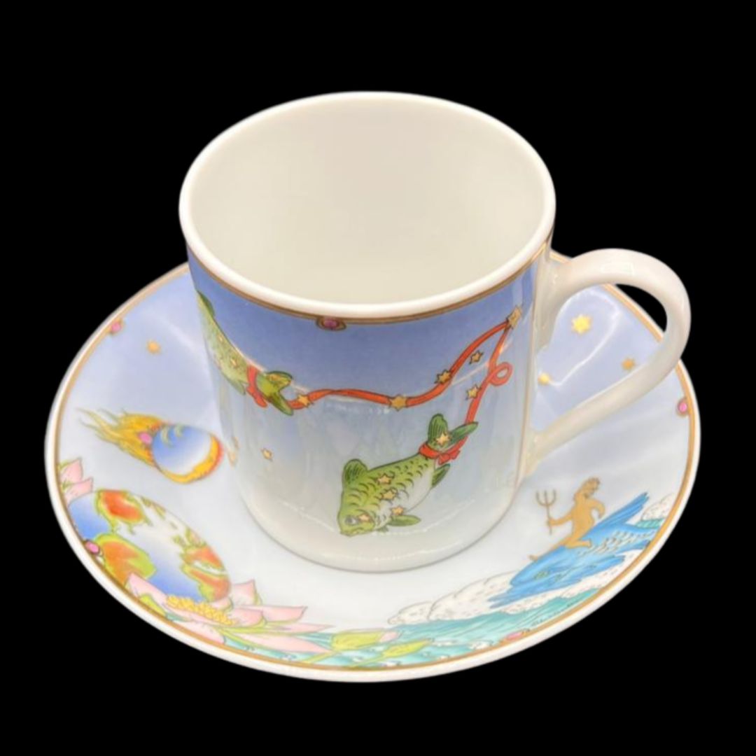 Hutschenreuther Ole Winter: Mokkatasse / Espressotasse "Fische"