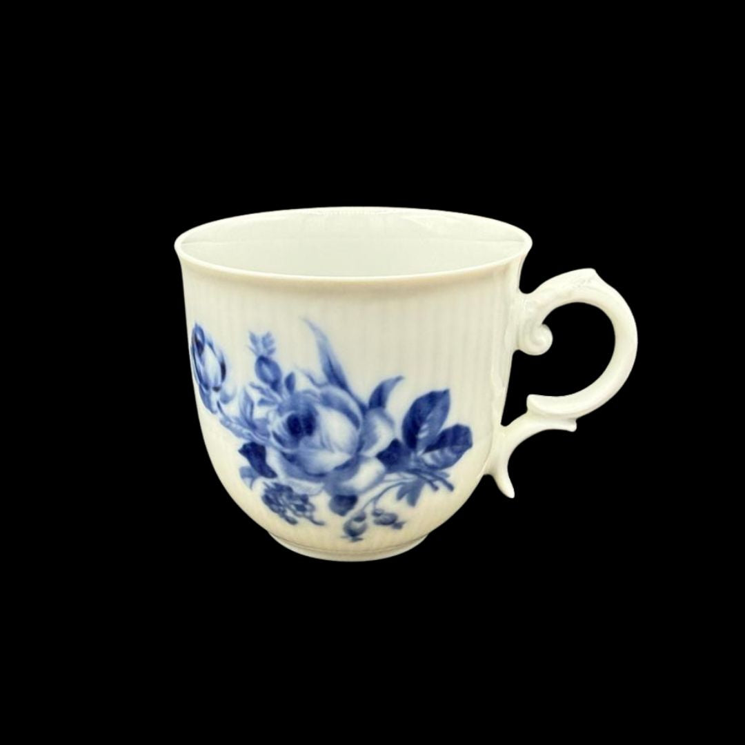 Heinrich / Höchst Residenz "Blaue Rose": Kaffeetasse / Tasse mit Unterteller