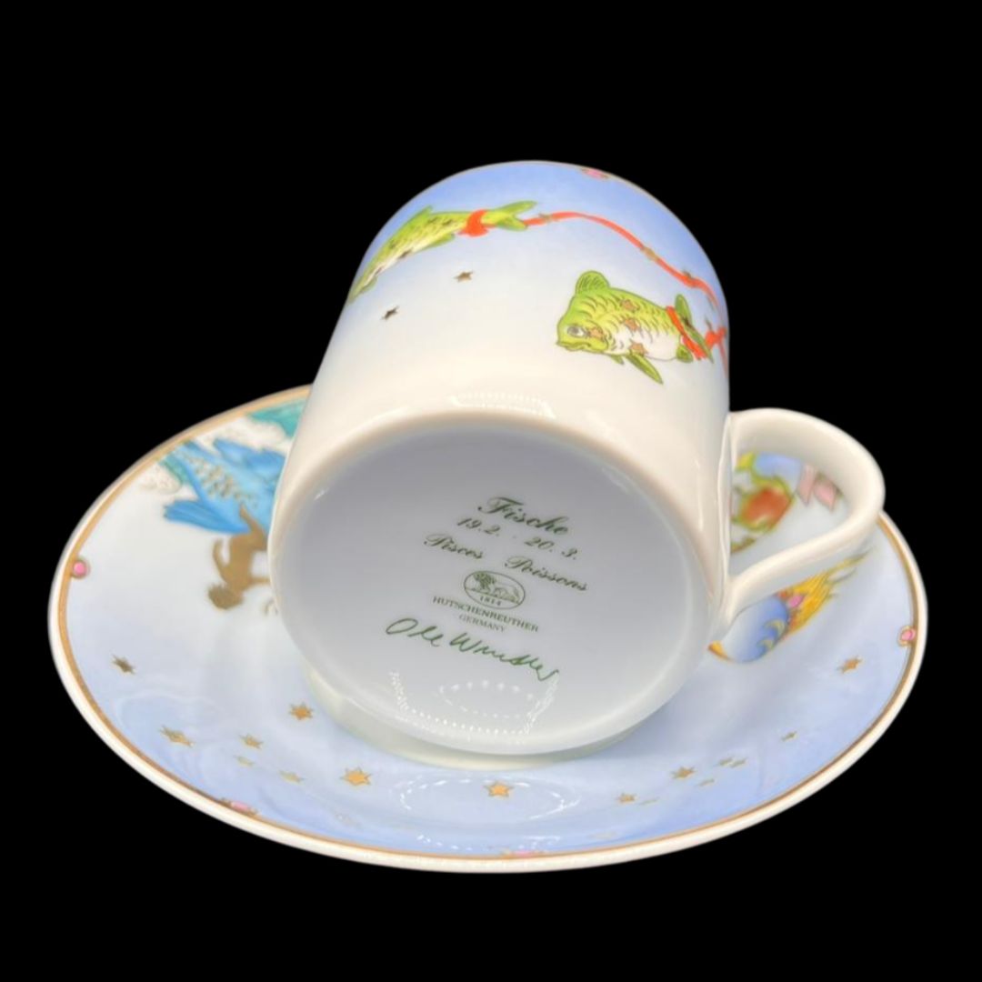 Hutschenreuther Ole Winter: Mokkatasse / Espressotasse "Fische"