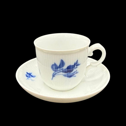 Heinrich / Höchst Residenz "Blaue Rose": Mokkatasse / Esspresotasse mit Unterteller