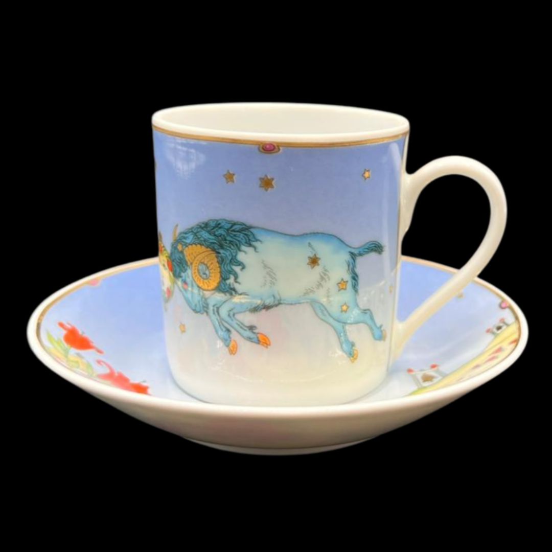 Hutschenreuther Ole Winter: Mokkatasse / Espressotasse "Widder"