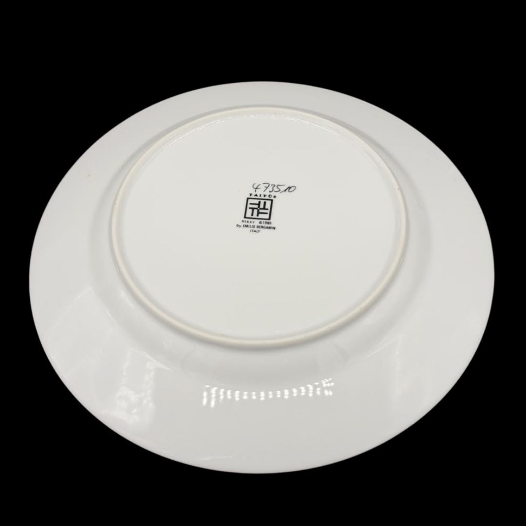 Taitu Dieci: Platzteller / Pizzateller / runde Platte / Kuchenplatte