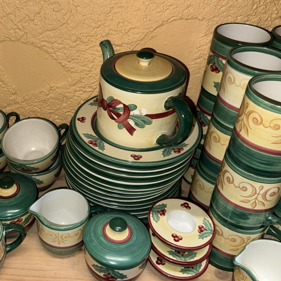Villeroy & Boch Merry Winter: Teelichthalter / Kerzenständer / Kerzenleuchter - rund