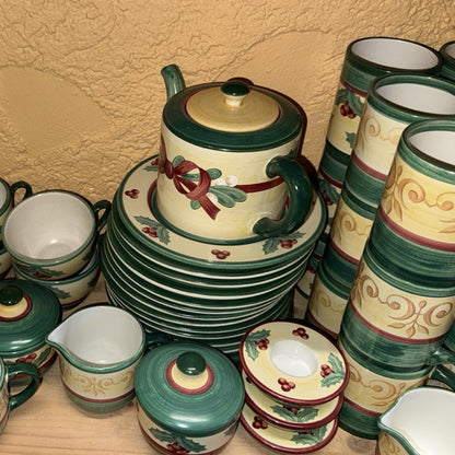 Villeroy & Boch Merry Winter: Teelichthalter / Kerzenständer / Kerzenleuchter - rund