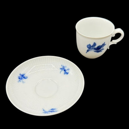 Heinrich / Höchst Residenz "Blaue Rose": Mokkatasse / Esspresotasse mit Unterteller