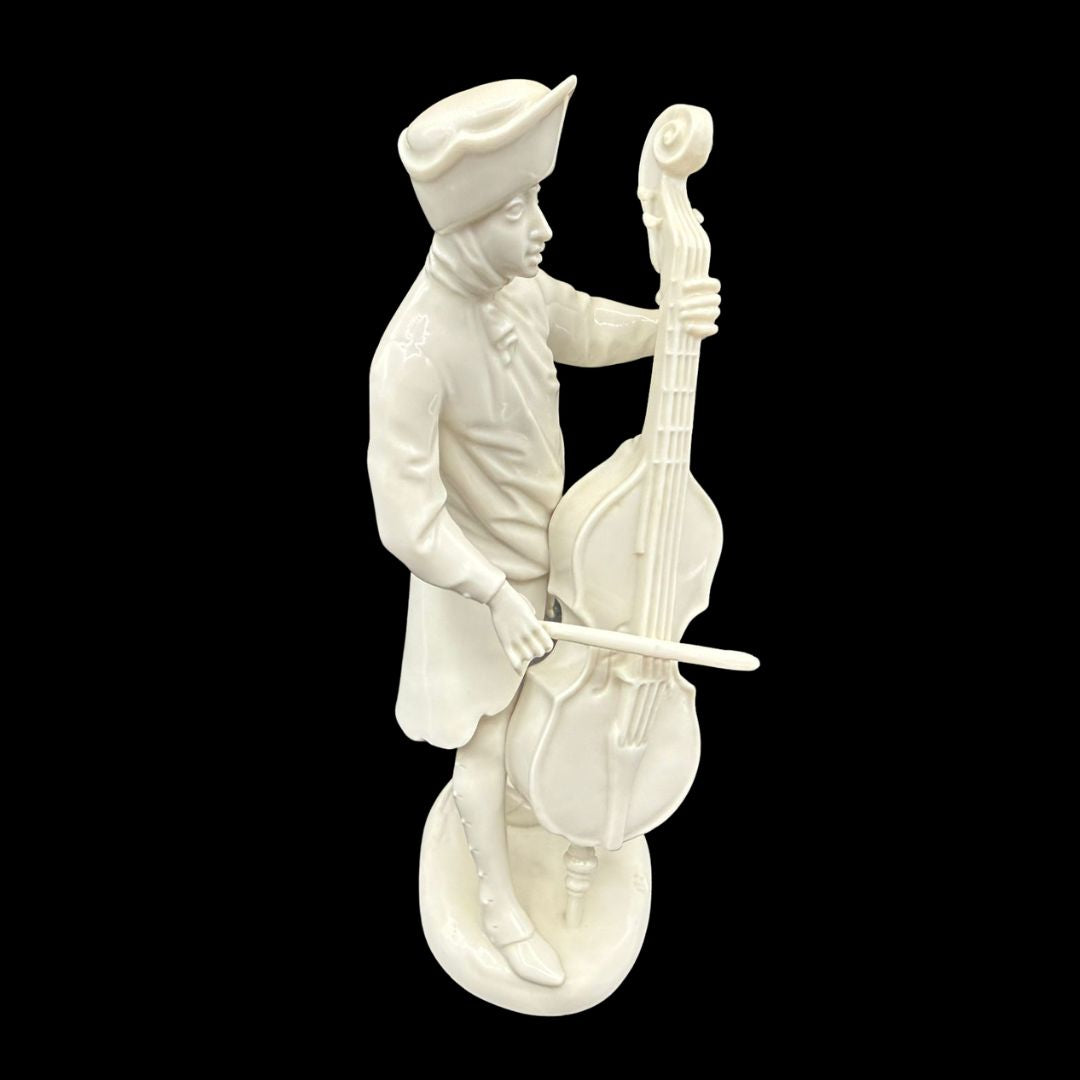 Nymphenburg Porzellanfigurengruppe: fünf Musikanten der Böhmischen bergmännischen Musikkapelle