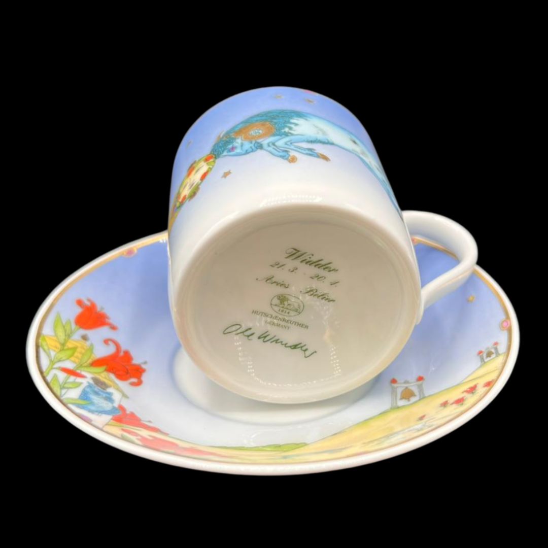 Hutschenreuther Ole Winter: Mokkatasse / Espressotasse "Widder"