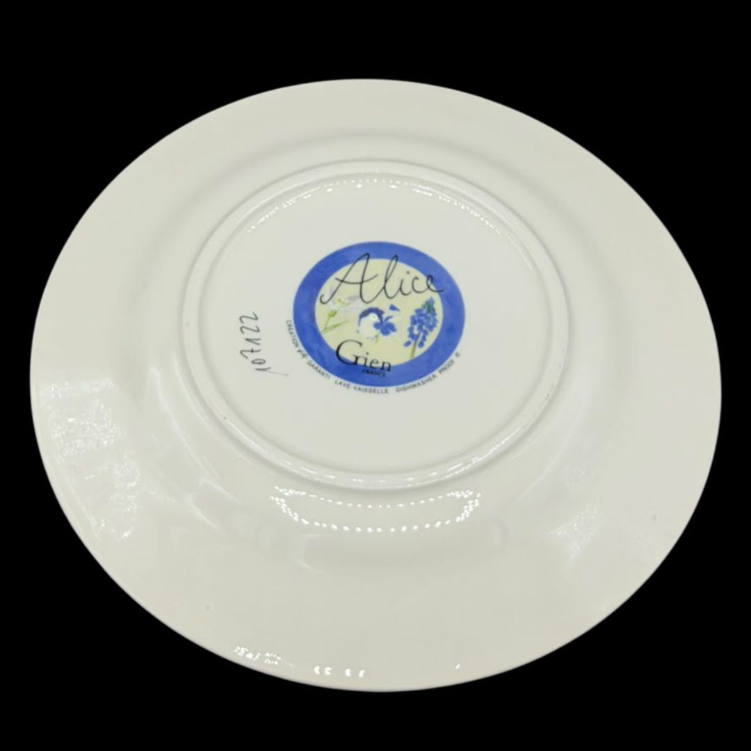 Gien France Alice: Tortenplatte / Kuchenplatte / runde Platte - ca 30,5 cm