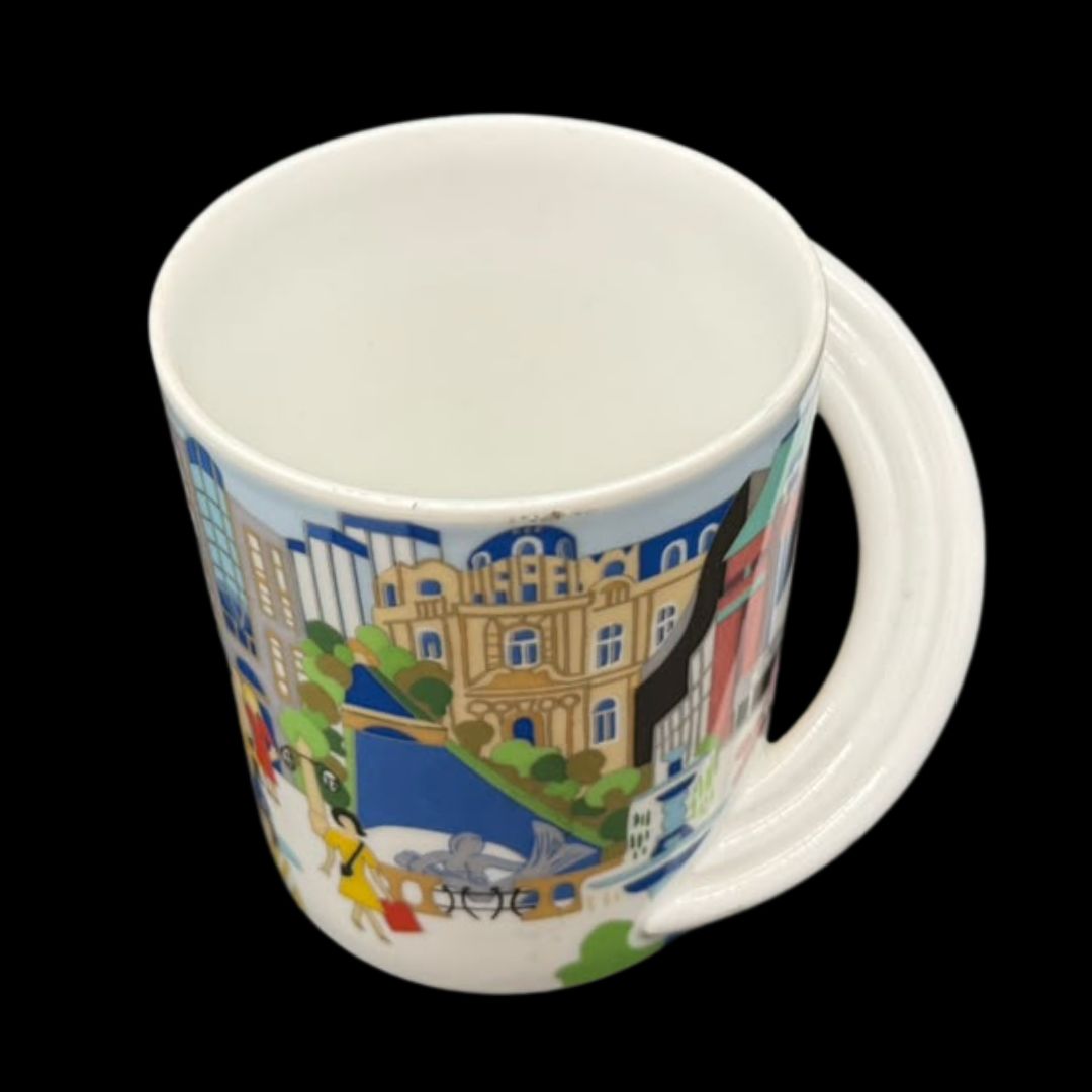 Rosenthal Studio Line City Cup Nr. 20: Kaffeebecher / Henkelbecher "Düsseldorf"