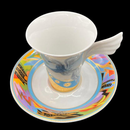 Rosenthal Studio Line Mythos: Mokkatasse / Espressotasse Sammeltasse Nr. 3 mit Unterteller Nr. 5