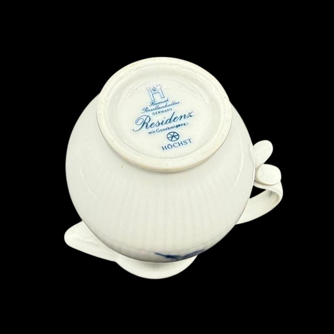 Heinrich / Höchst Residenz "Blaue Rose": Krug / Saftkrug / Kanne / Milchkanne 11 cm