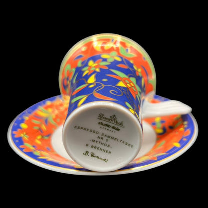 Rosenthal Studio Line Mythos : Mokkatasse / Espressotasse Sammeltasse Nr. 2 B.Brenner