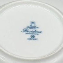 Höchst Residenz Blaue Rose: Butterdose mit Deckel, zweiteilig, rund