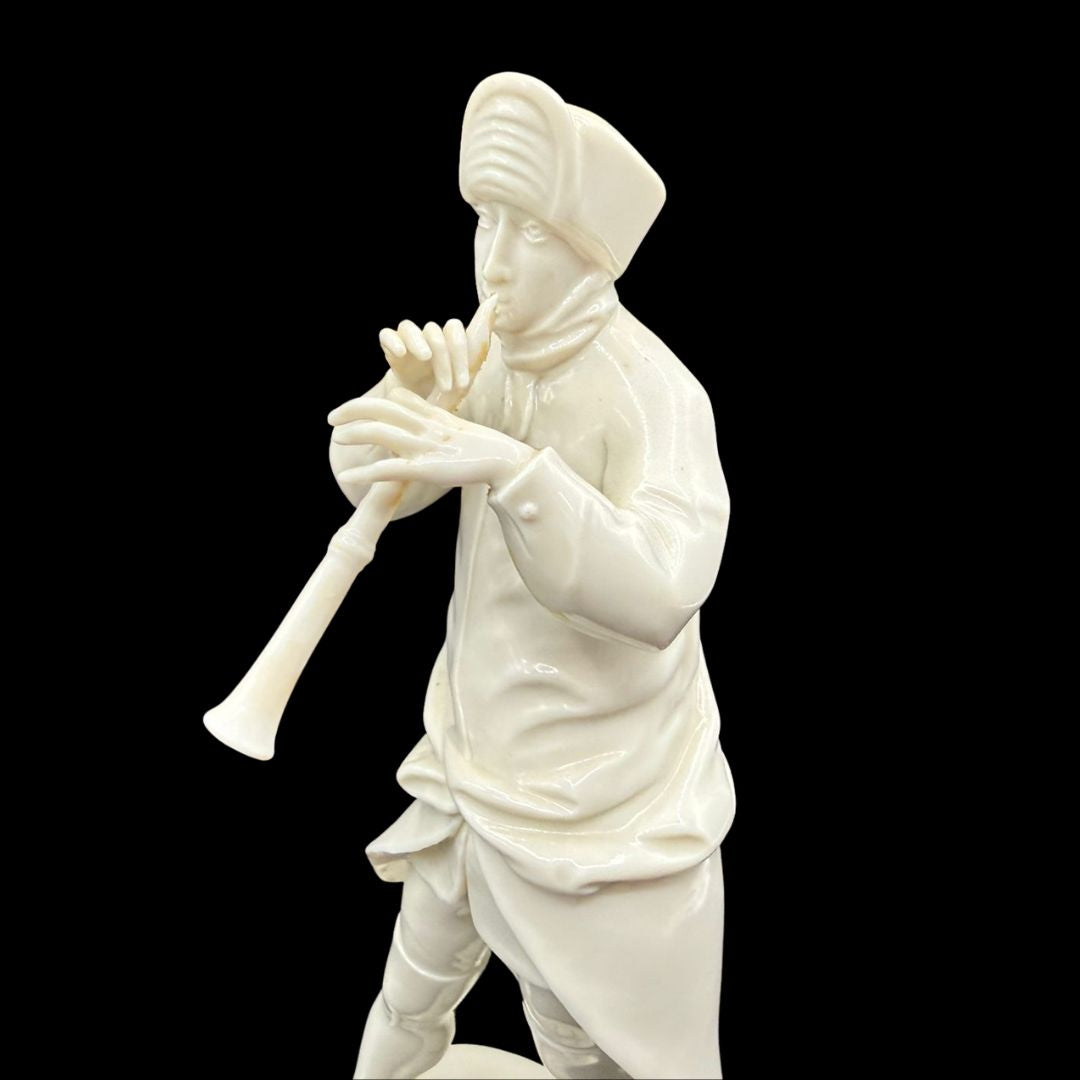 Nymphenburg Porzellanfigurengruppe: fünf Musikanten der Böhmischen bergmännischen Musikkapelle