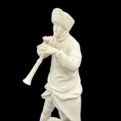 Nymphenburg Porzellanfigurengruppe: fünf Musikanten der Böhmischen bergmännischen Musikkapelle