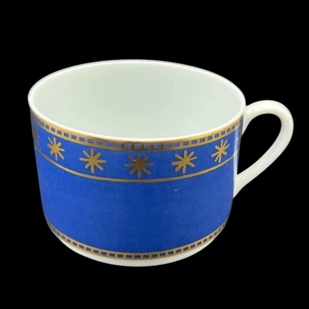 Fürstenberg Winternacht: Kaffeetasse / Teetasse / Tasse mit Unterteller