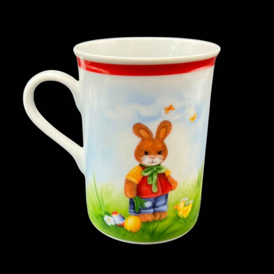 Schloss Schönbrunn Qualitätsporzellan: Kaffeebecher / Henkelbecher - Ostergeschirr