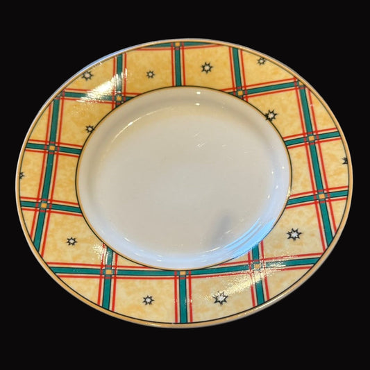 MF Design: Kuchenteller / Frühstücksteller - Weihnachtsgeschirr - kariert