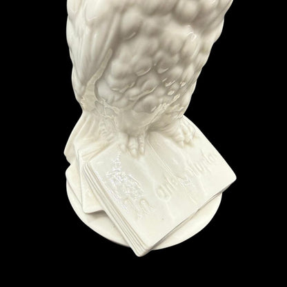 Nymphenburg Figur: Eule auf Buch