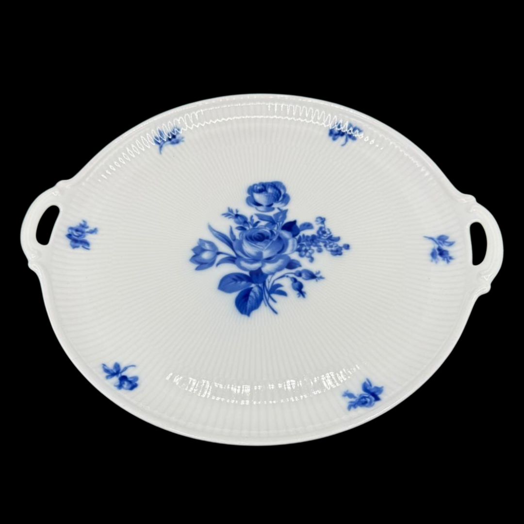 Heinrich / Höchst Residenz "Blaue Rose": Kuchenplatte mit Griffen