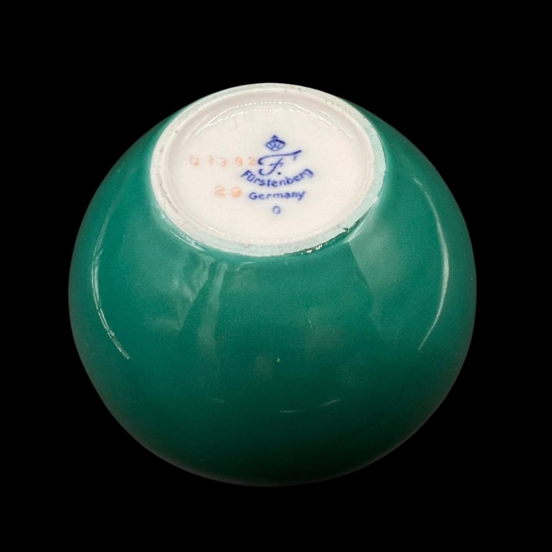 Fürstenberg Fürstin Medaillon: Vase / Blumenvase