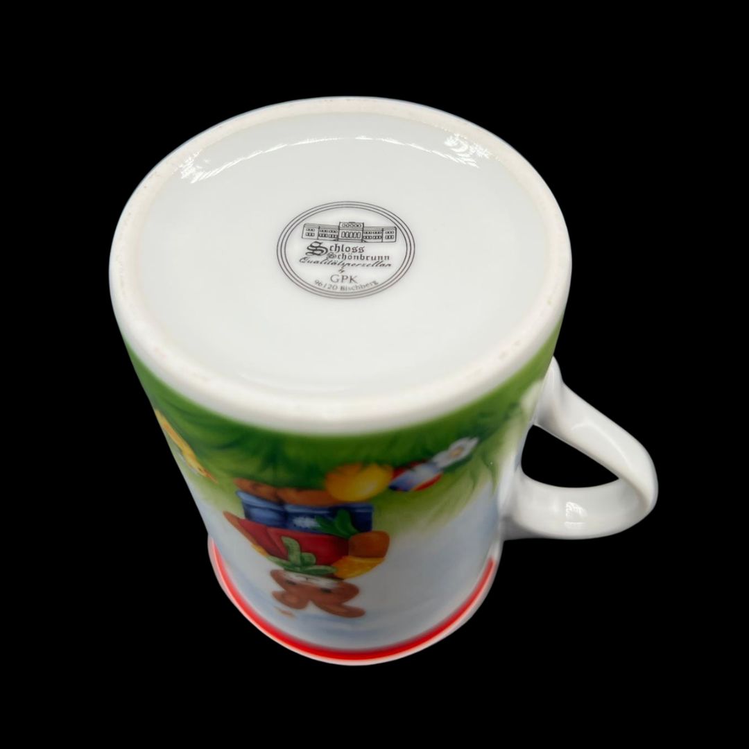 Schloss Schönbrunn Qualitätsporzellan: Kaffeebecher / Henkelbecher - Ostergeschirr