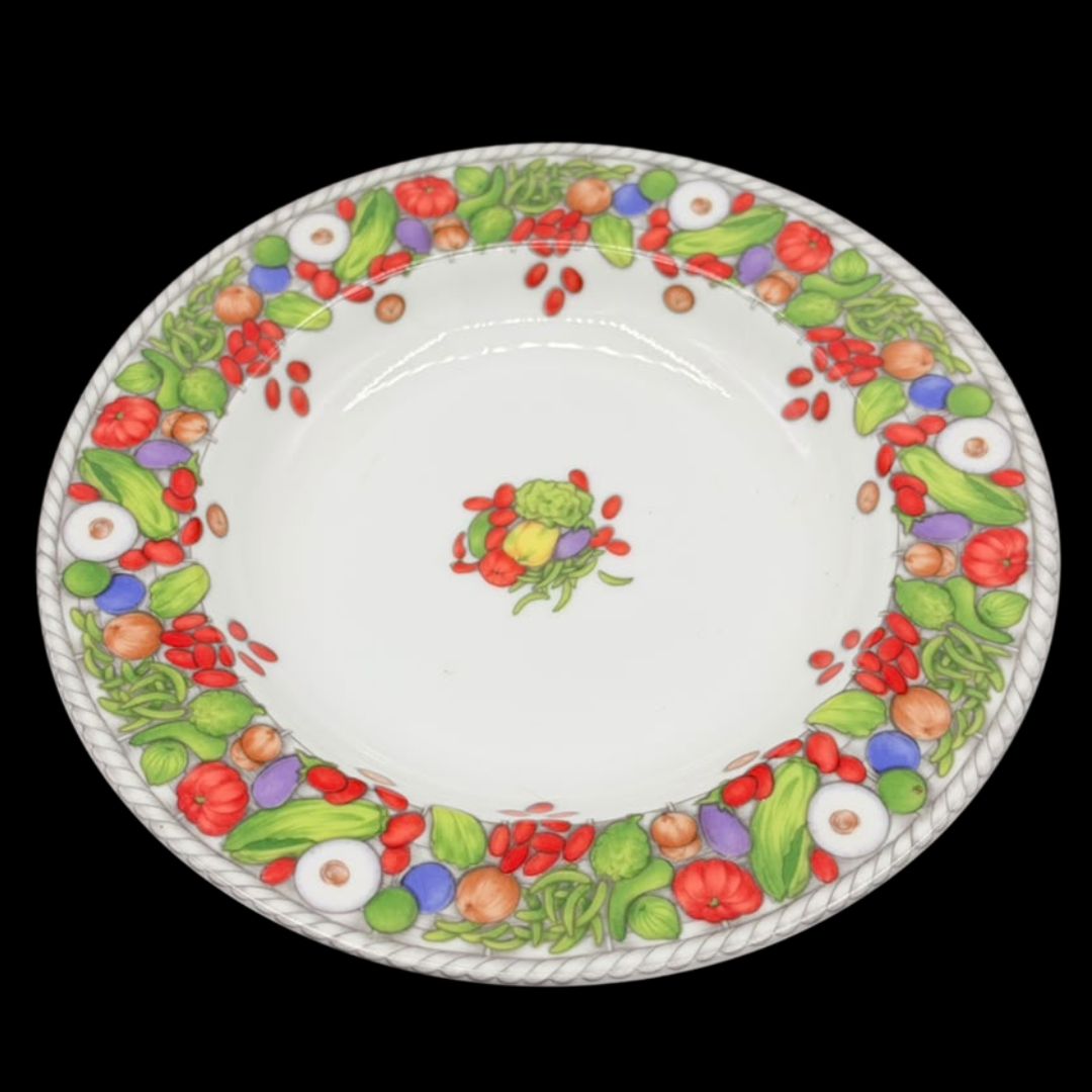 Emilio Bergamin Taitu / Taitù Giardino: Suppenteller / Salatteller / tiefer Teller