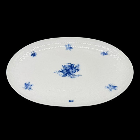Rosenthal Romanze in blau: Fleischplatte / Platte 33 cm - neu