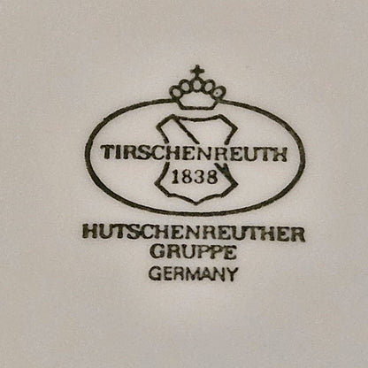 Hutschenreuther - Tirschenreuth: Suppenteller / tiefer Teller Goldrand (15315378667844)