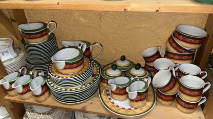 Villeroy & Boch Switch Winter Season Freske: Kaffeetasse / Tasse mit Unterteller