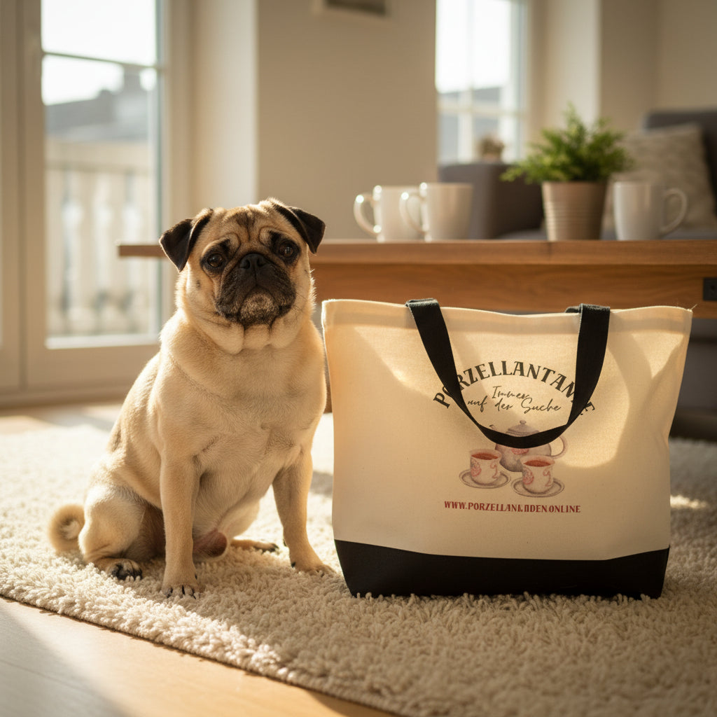 Vorbestellung für die Porzellantantentasche – das geheime Erkennungszeichen für echte Flohmarktseelen
