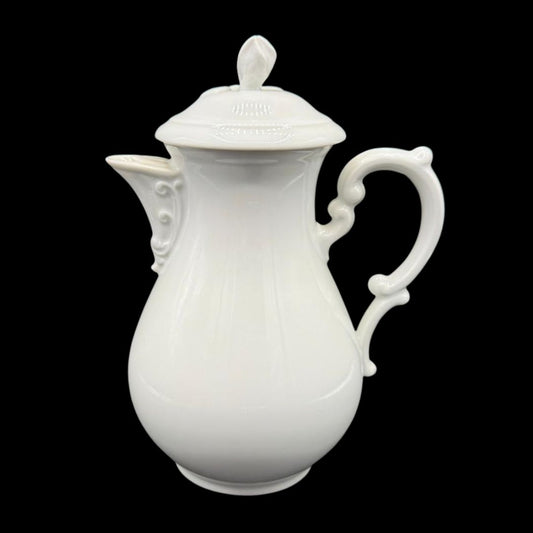 Hutschenreuther Maria Theresia weiß: Kaffeekanne / Kanne