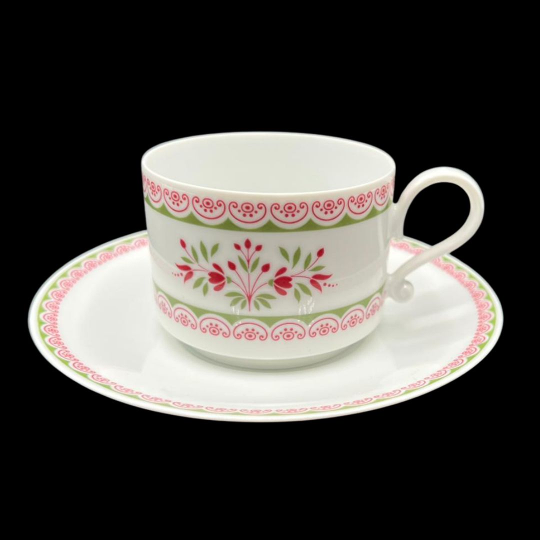 Heinrich H&G Selb Bavaria: Kaffeetasse mit Unterteller