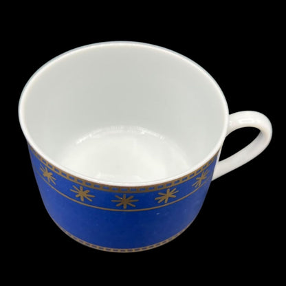 Fürstenberg Winternacht: Kaffeetasse / Teetasse / Tasse mit Unterteller