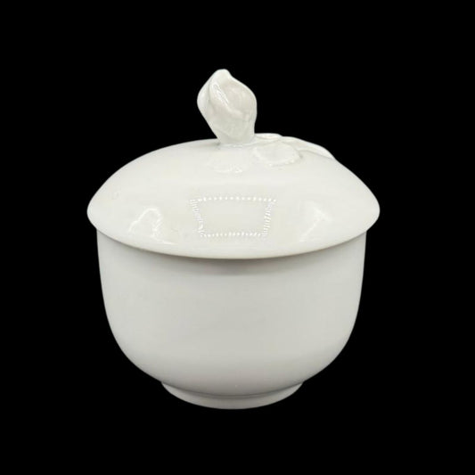 Hutschenreuther Maria Theresia weiß: Zuckerdose mit Deckel