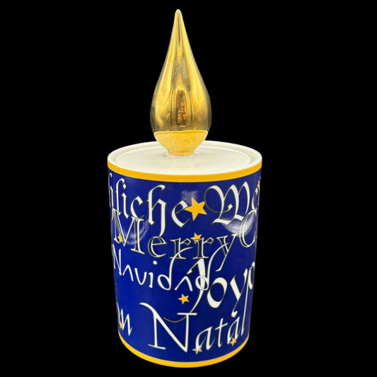 Arzberg: Gebäckdose / Keksdose mit Deckel / Deckeldose / Weihnachtsdose "Merry Christmas"