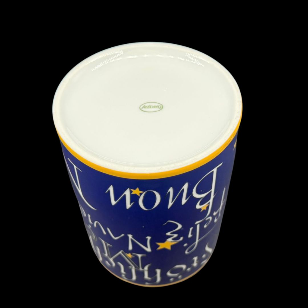 Arzberg: Gebäckdose / Keksdose mit Deckel / Deckeldose / Weihnachtsdose "Merry Christmas"