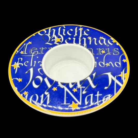 Arzberg: Kerzenhalter / Kerzenständer / Teelichthalter "Merry Christmas"