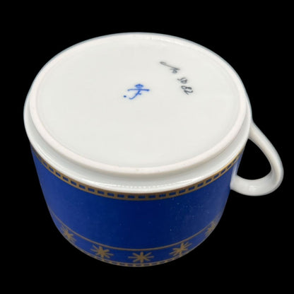 Fürstenberg Winternacht: Kaffeetasse / Teetasse / Tasse mit Unterteller