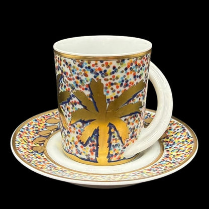 Rosenthal Studio Line Cupola: Mokkatasse / Espressotasse mit Unterteller - Sammeltasse Nr. 17 Salome